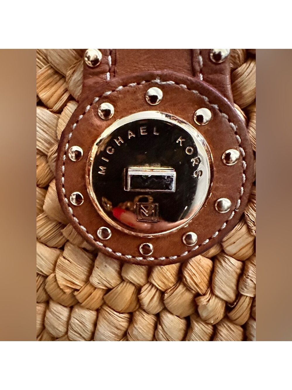 Michael Kors straw bag - Picture 4 of 10